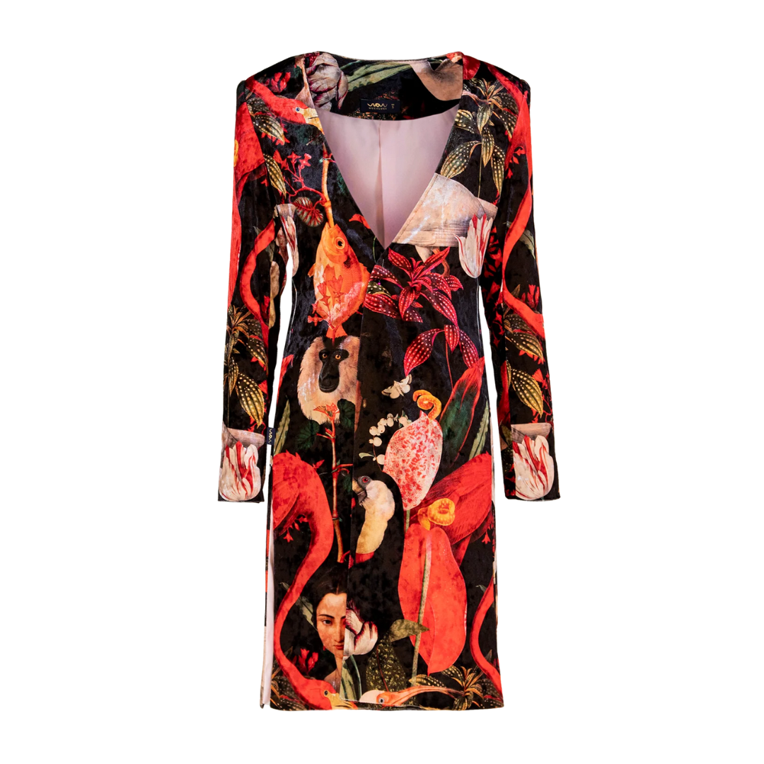 Kimono Red Jungle