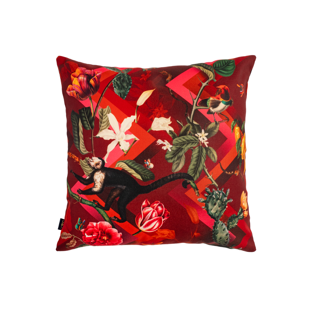 Cojín Flor de Kahlo Velvet