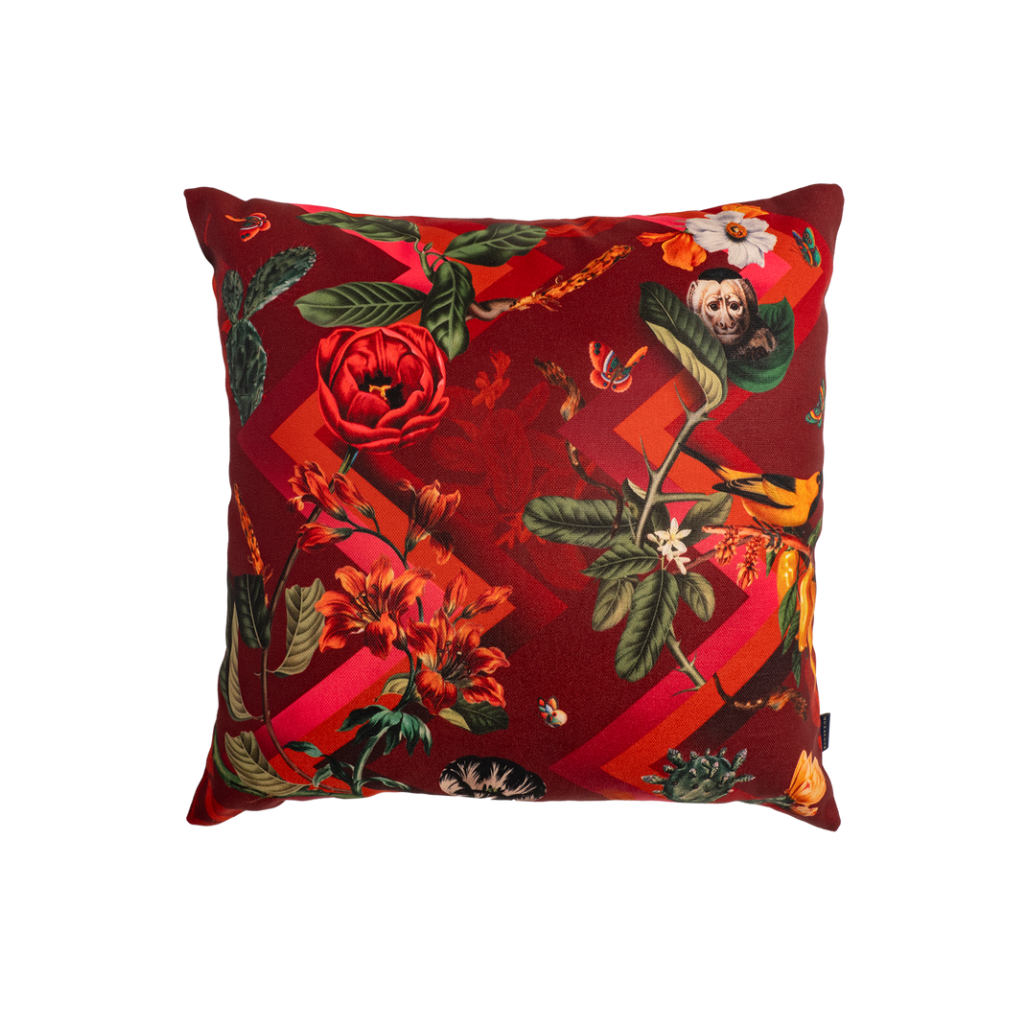 Cojín Flor de Kahlo Velvet