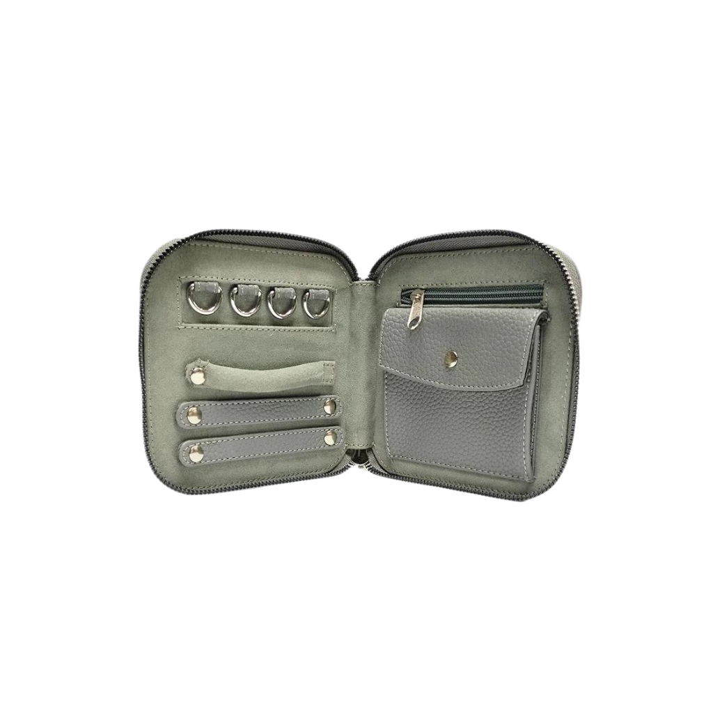Joyero de Viaje Holly Gris Oscuro Tigre