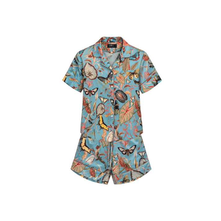 Pijama Short Aqua Butterfly