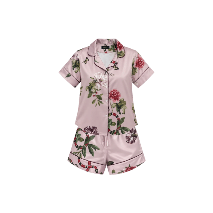 Pijama Short Pink Serpent