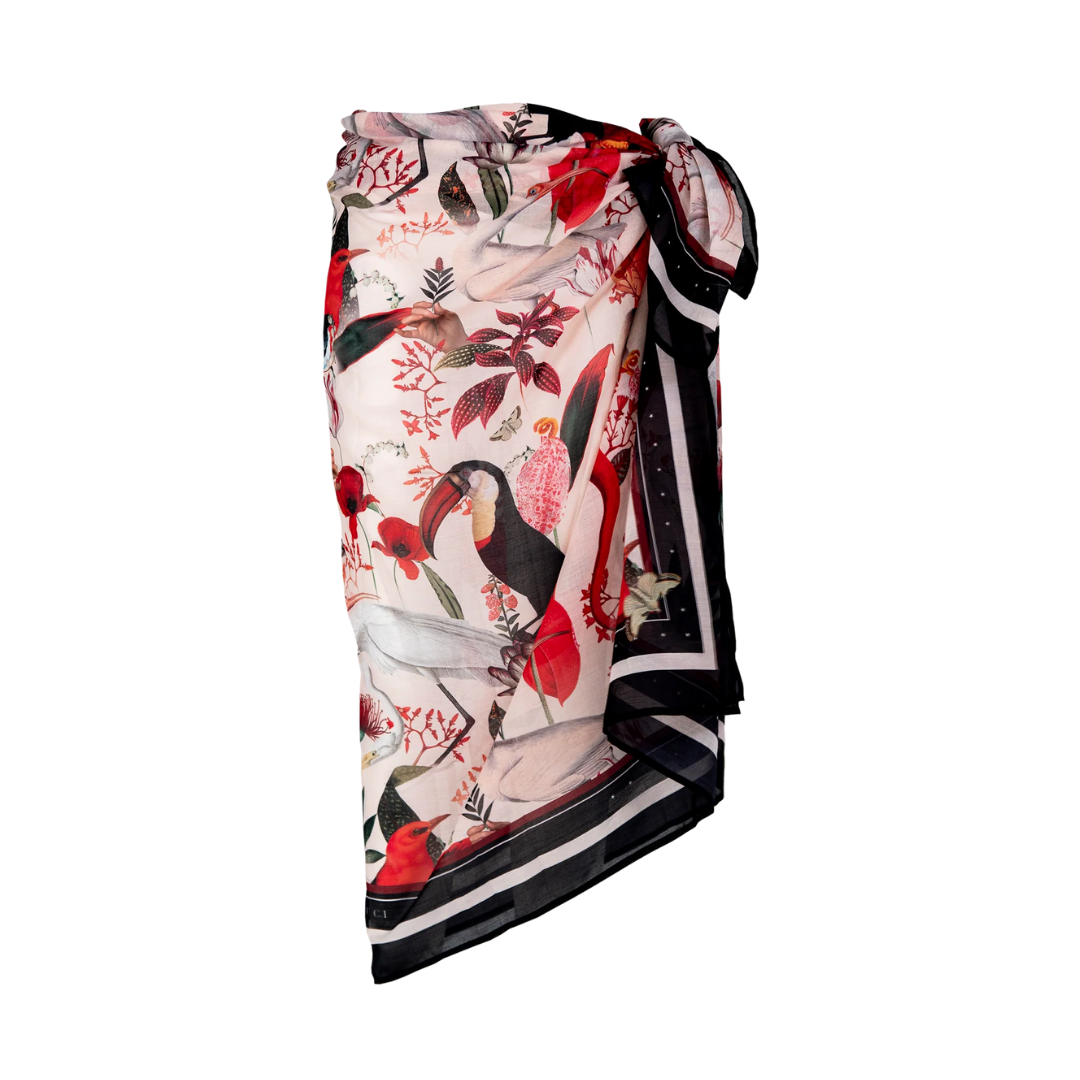 Pareo Red Jungle