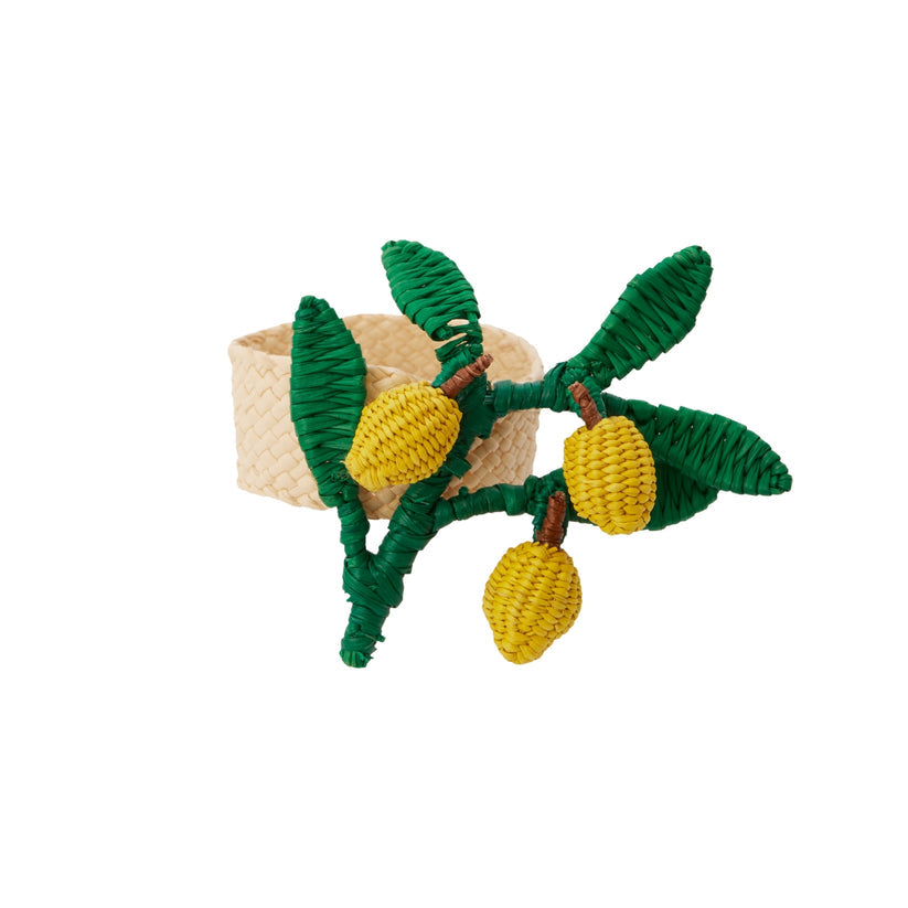 Napkin Ring Lemon Branch Set de 6