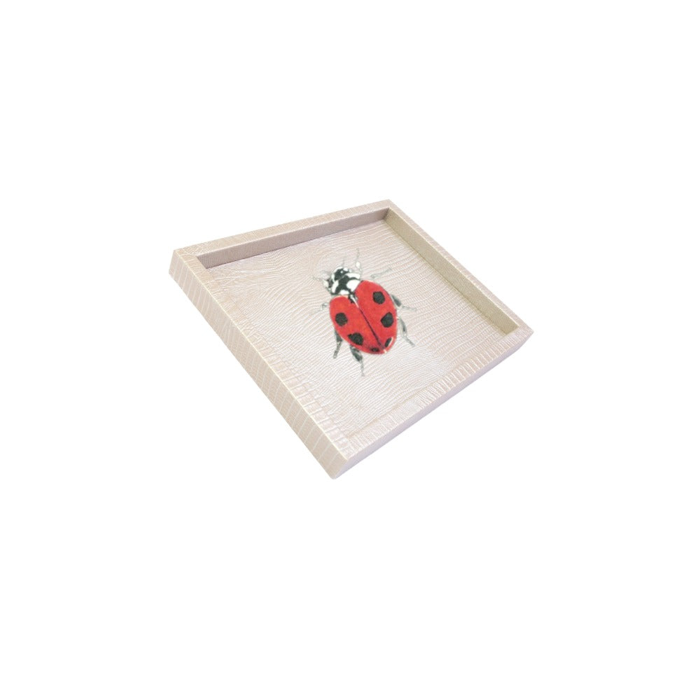 Charola Chica Tejus Plata Beige Catarina