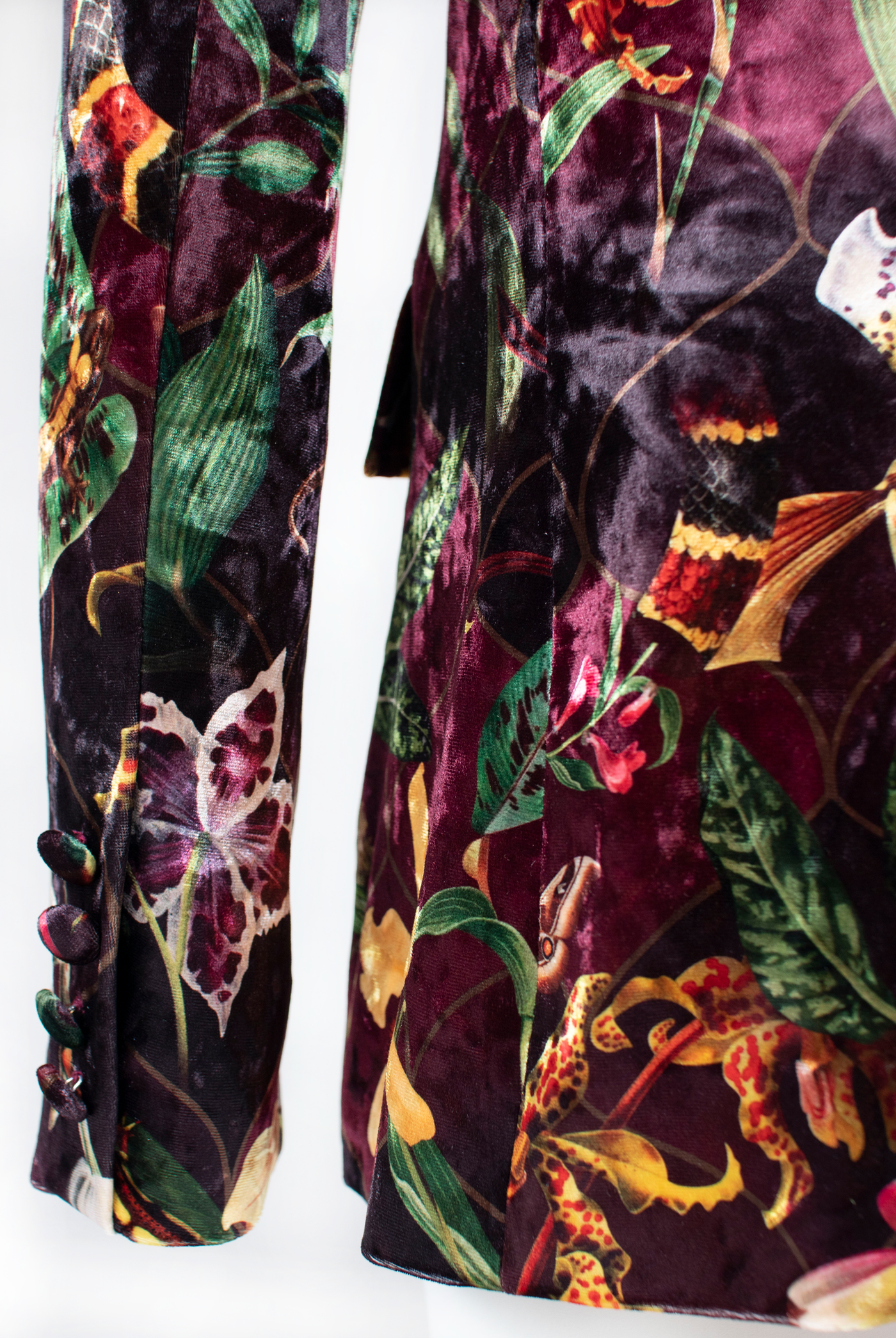 Blazer Velvet Orquideas Tigre