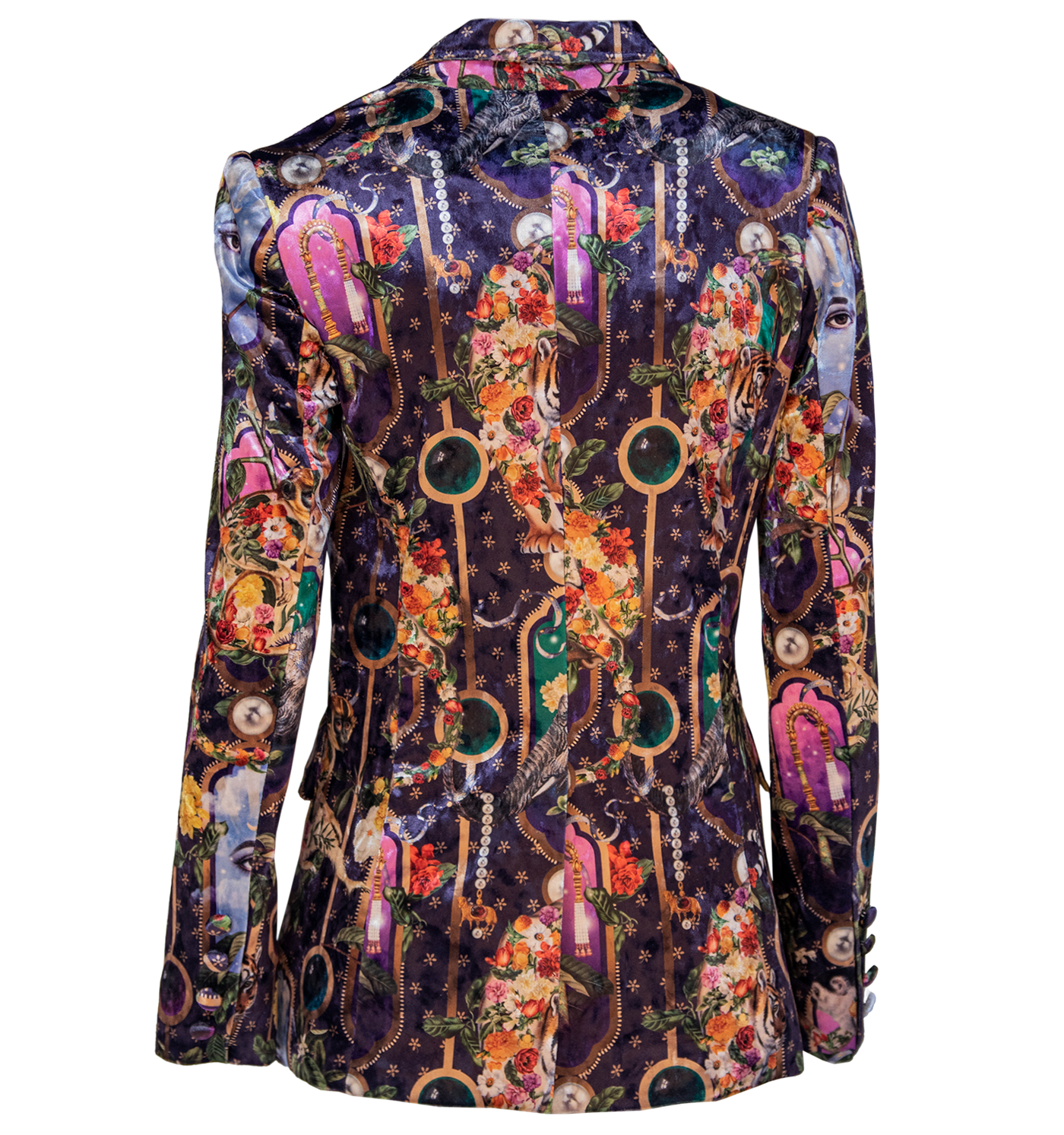 Blazer Velvet Purple India