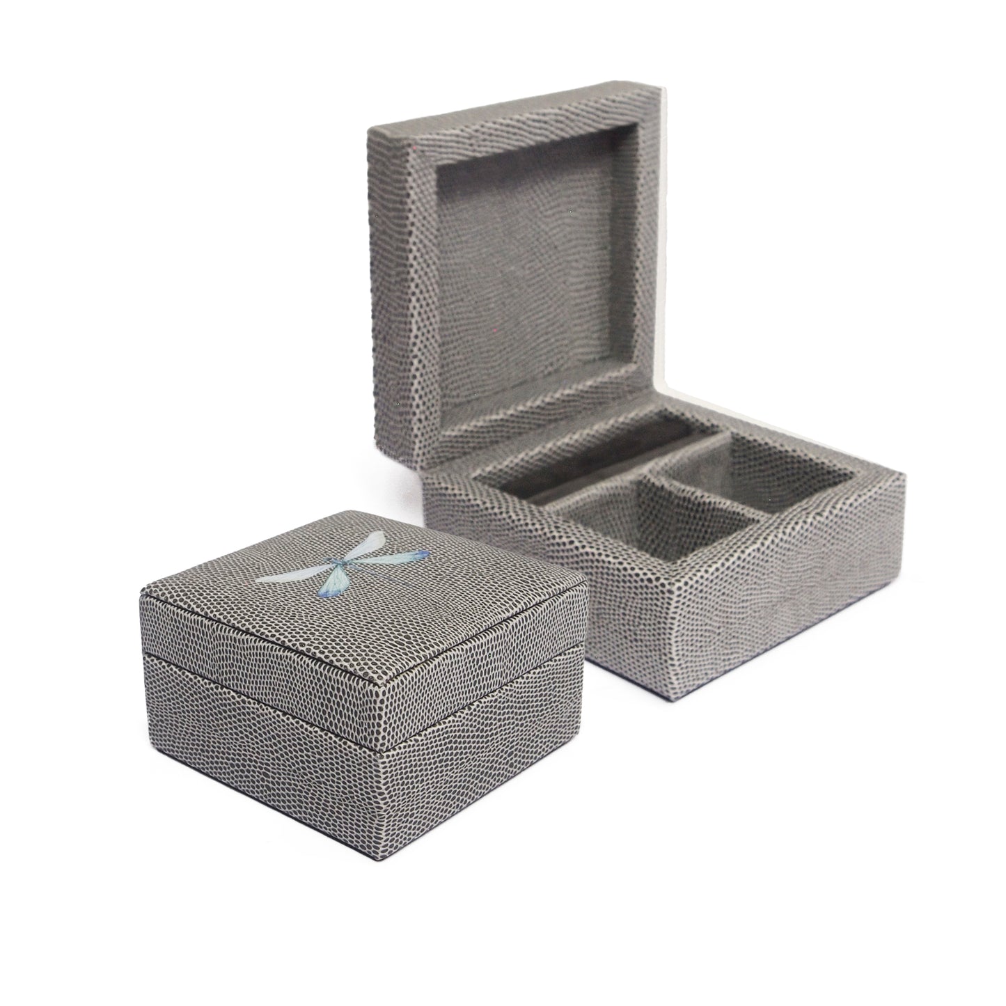 Joyero Mini Reptil Gris Libelula