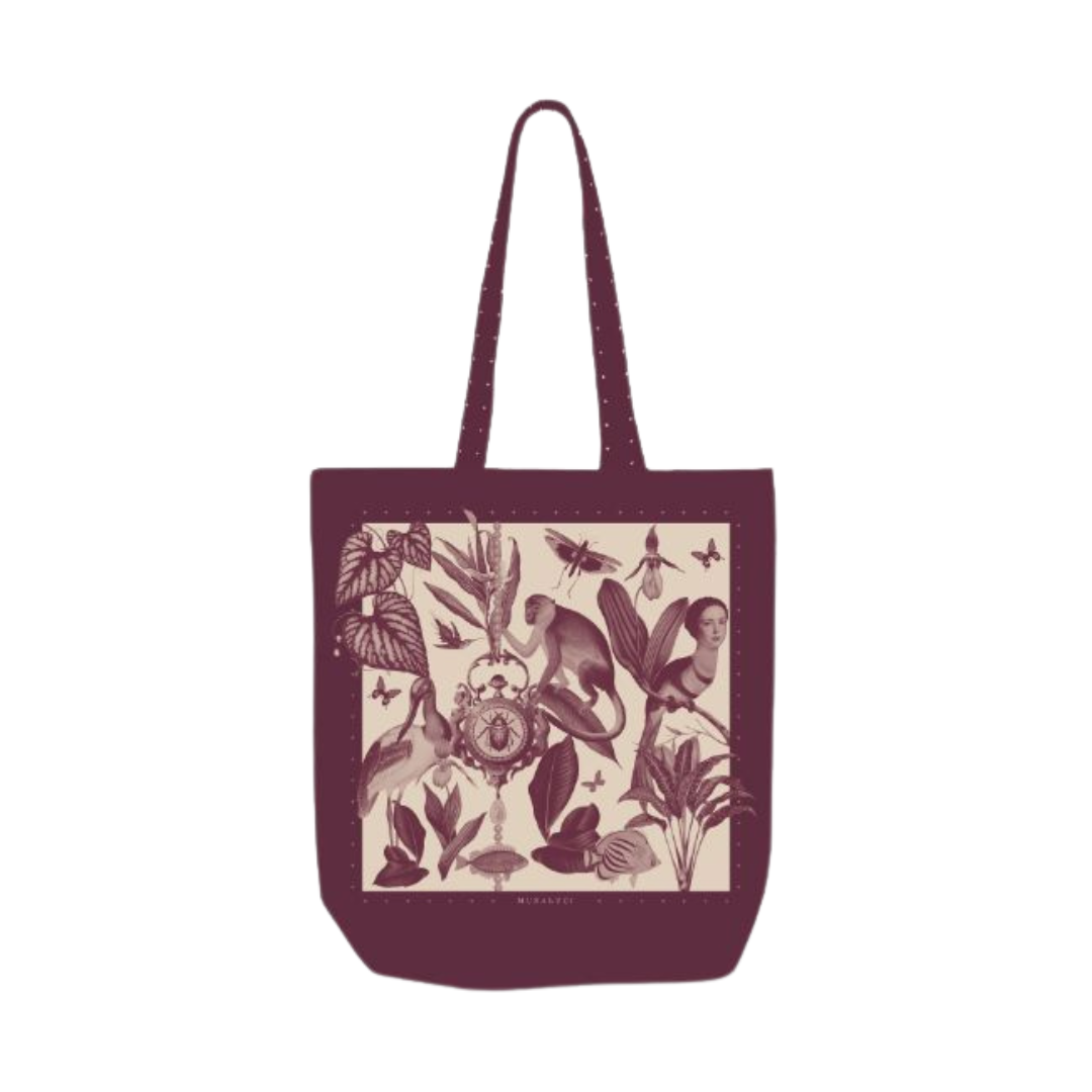 Blue Eyes Wine Tote Bag
