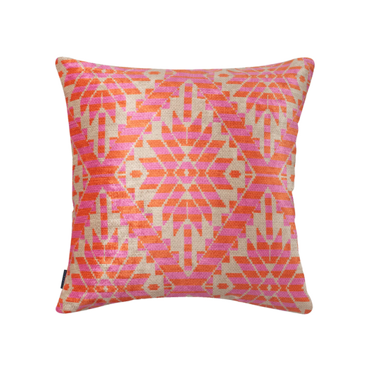 Cojin Mexica Pink Velvet