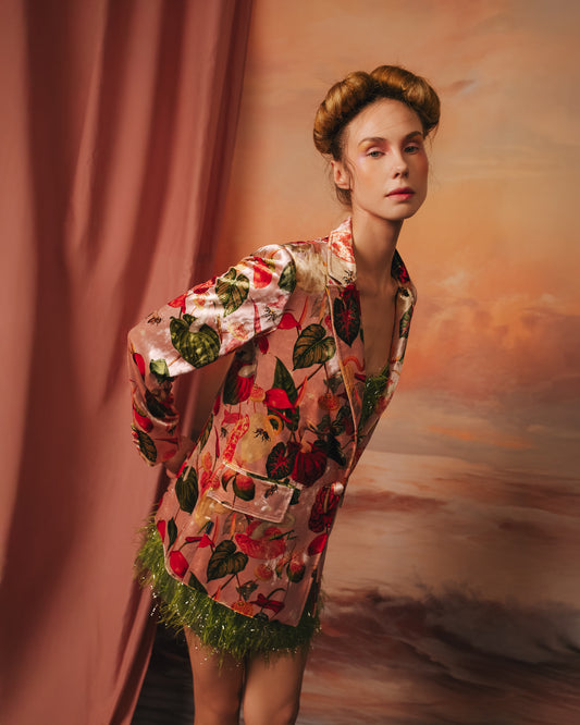 Blazer Velvet Anturios