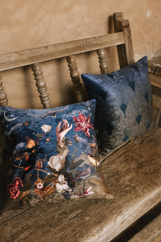 Cojin Eden Verde Canto Velvet