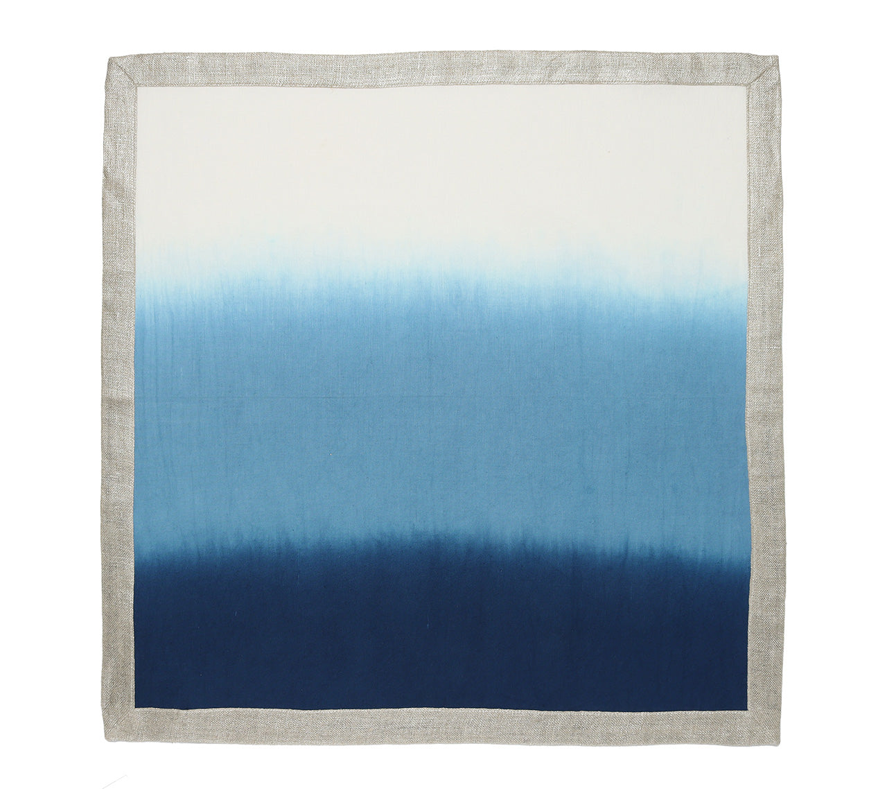 Servilleta Dip Dye Blue/White Set de 4