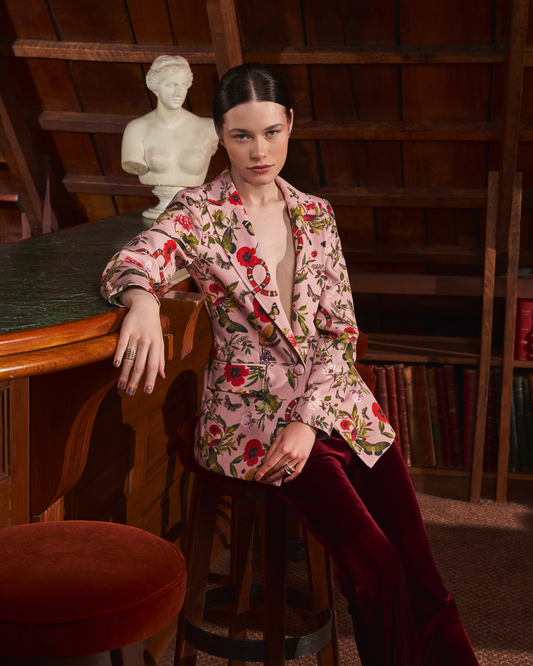 Blazer Armani Pink Serpent