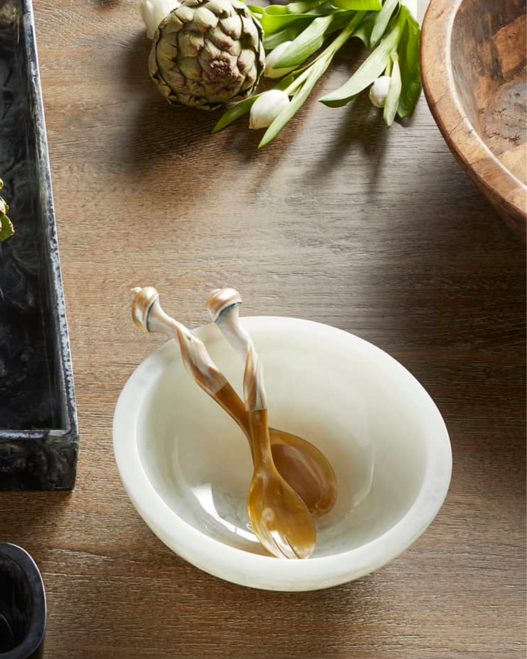 Resin Bowl White