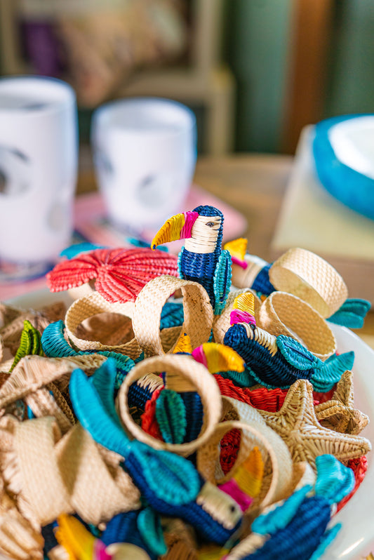 Napkin Ring Toucan Set de 6