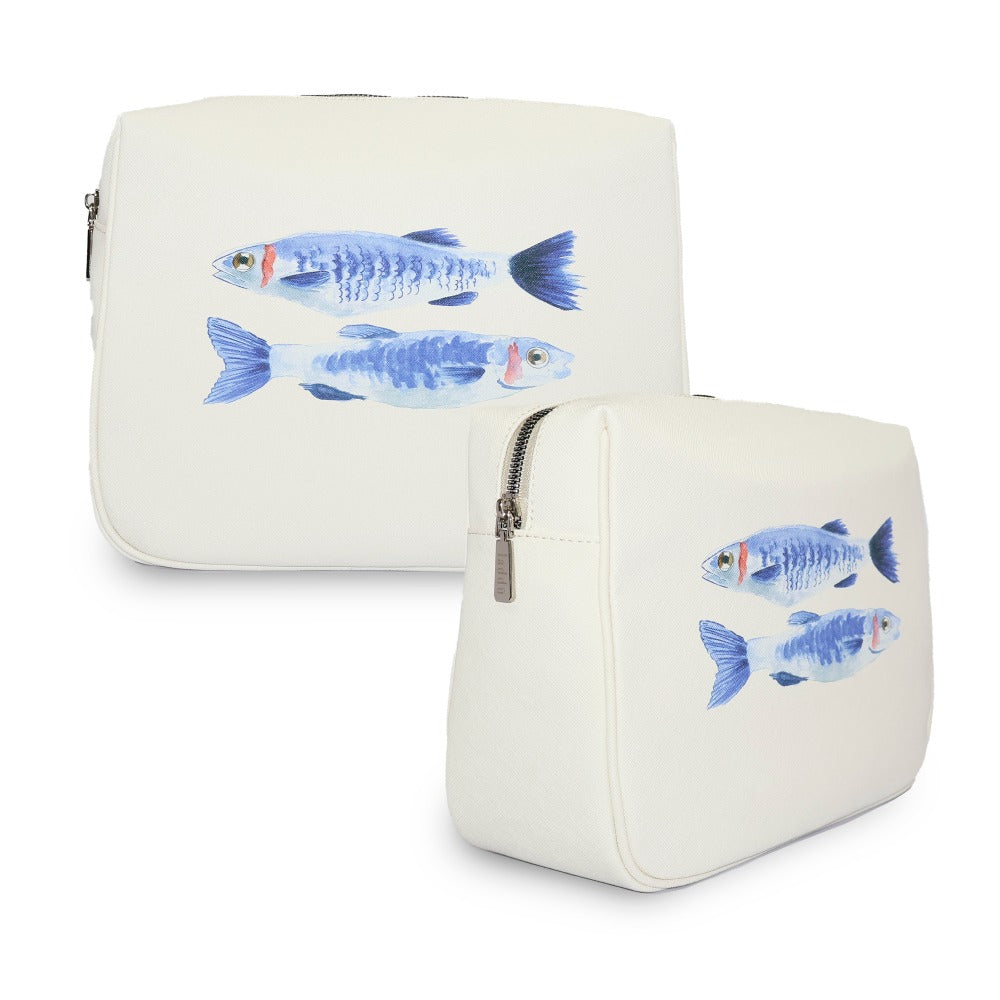 Neceser Extra Grande Forro Nieve Sardinas