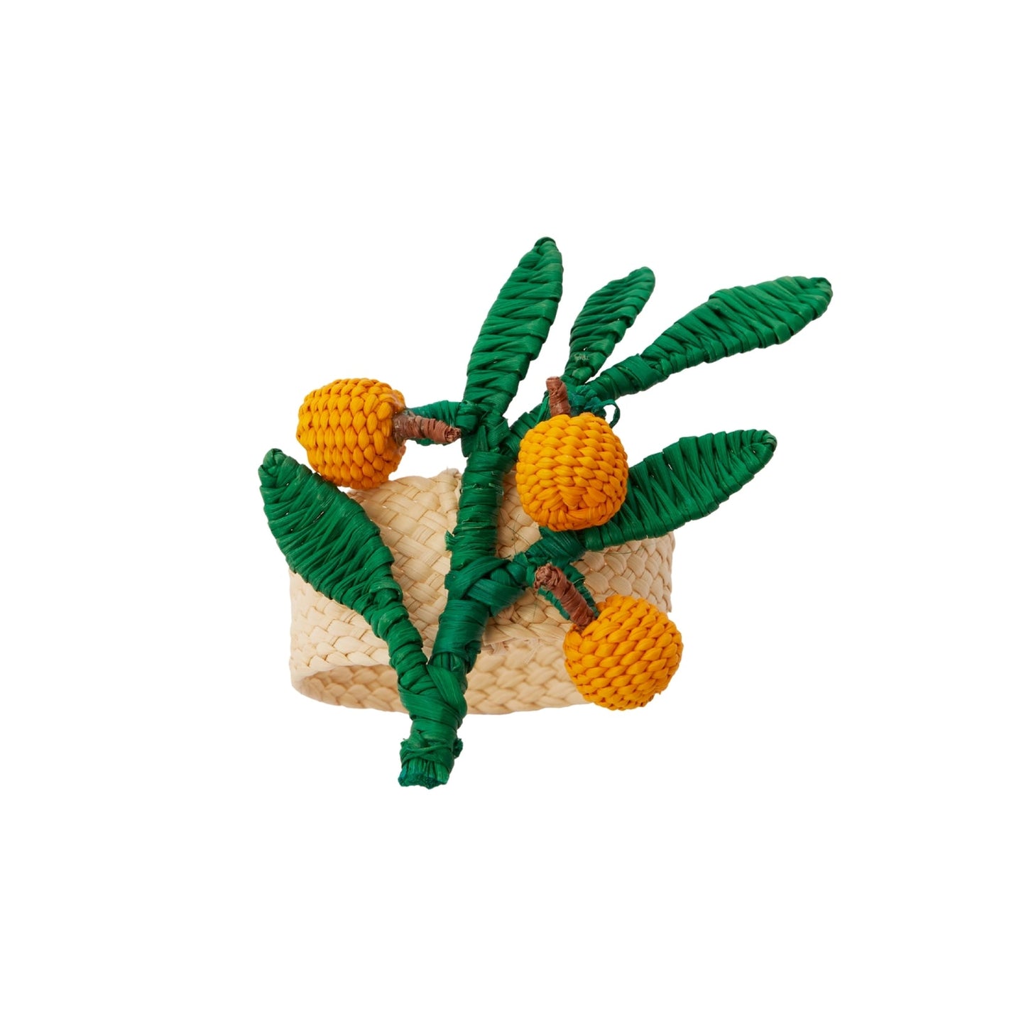 Napkin Ring Orange Branch Set de 6