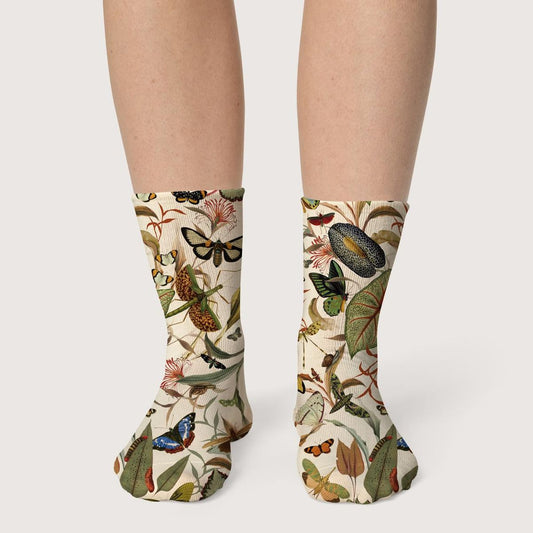 Medias Ivory Butterfly