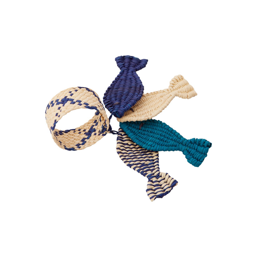 Napkin Ring Hanging Fish Set de 6