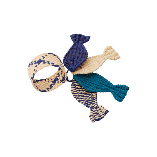 Napkin Ring Hanging Fish Set de 6