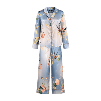 Pijama Long Sleeved Blue Hummingbird