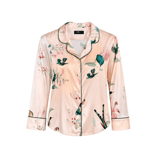 Pijama Long Sleeved Ivory Hummingbird