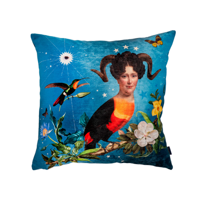 Cojin Hongos Birds Velvet