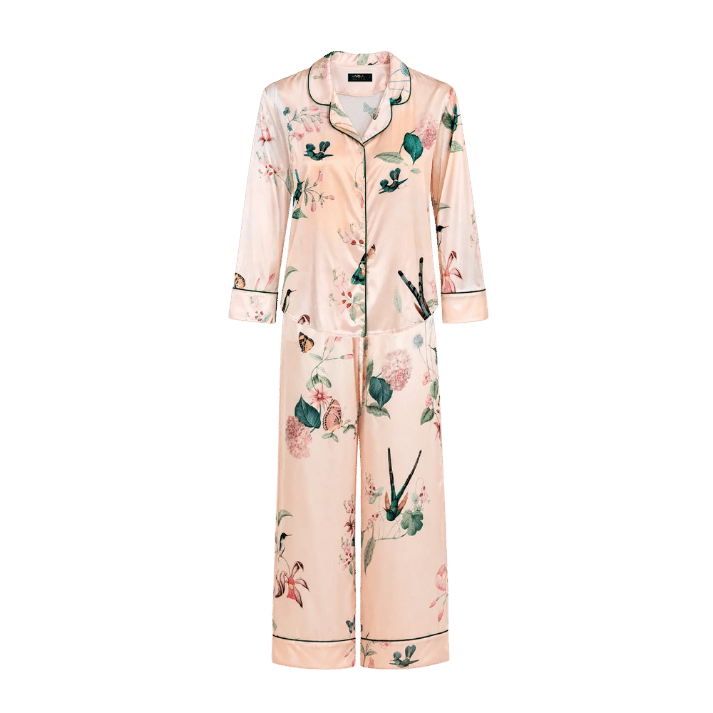 Pijama Long Sleeved Ivory Hummingbird