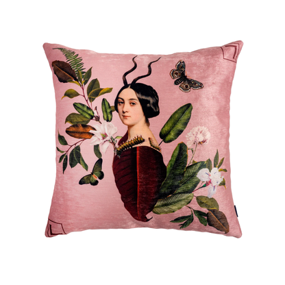 Cojin Regina Pink Velvet