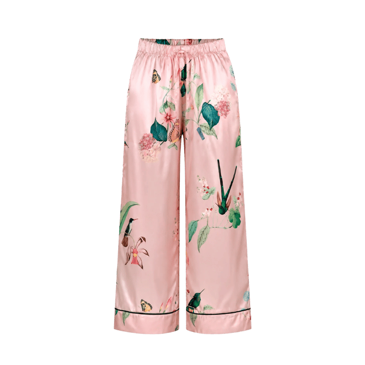 Pijama Long Sleeved Pink Hummingbird