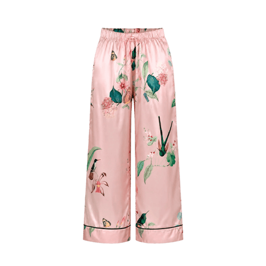 Pijama Long Sleeved Pink Hummingbird