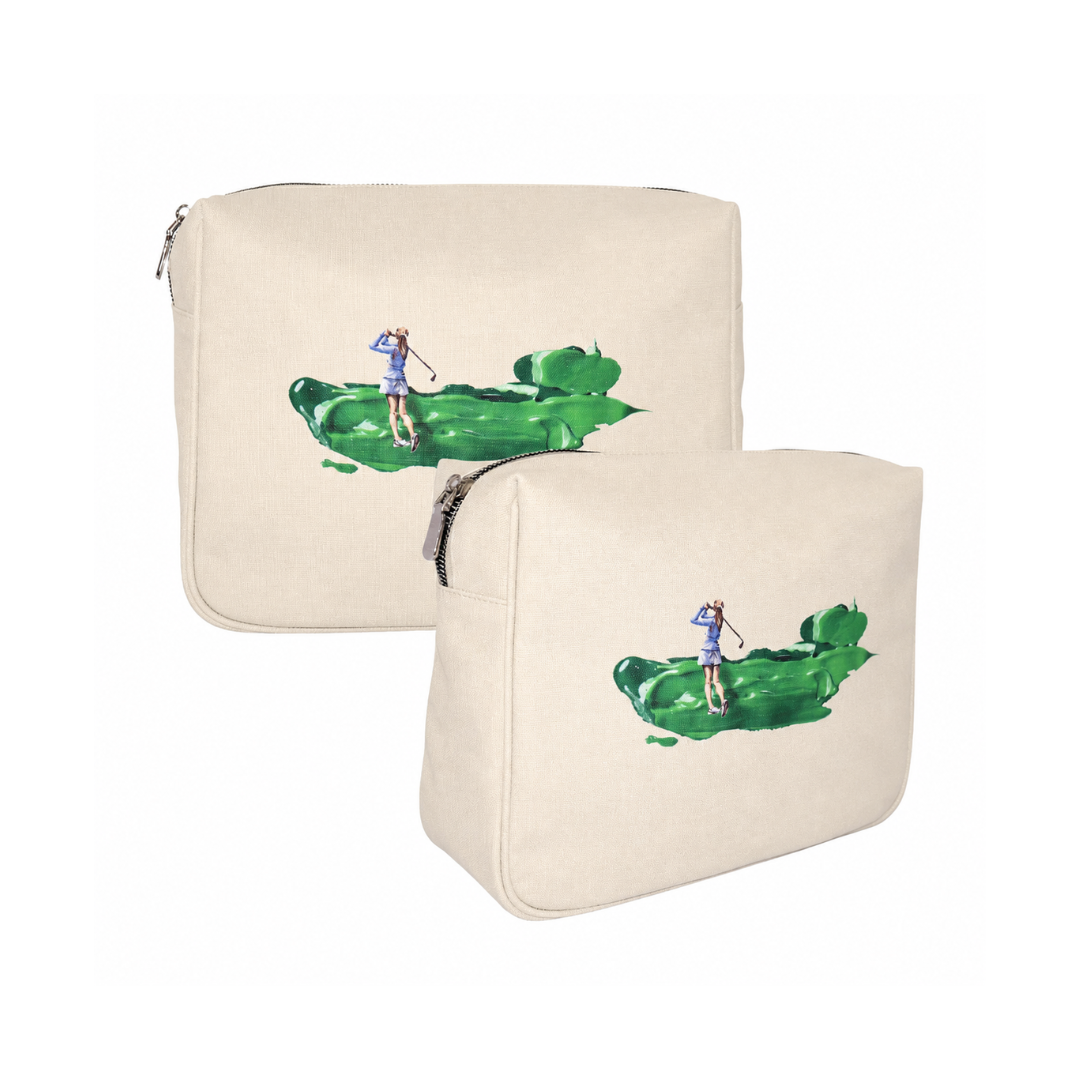 Neceser Extra Grande Fiore Beige Tay Xacur Golfista Mujer