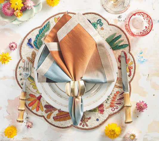 Servilleta Dip Dye Midnight Copper Set de 4