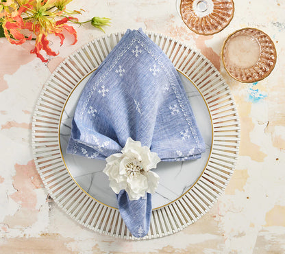 Napking Ring Gardenia White