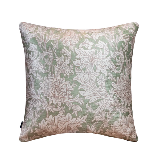 Cojin Pollen Melody Green Bees Velvet