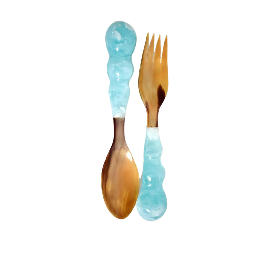 Mardi Grass Server Ice Blue