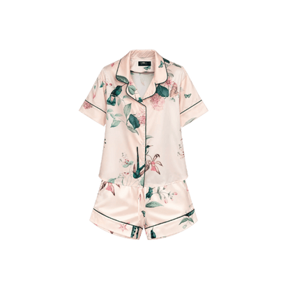Pijama Short Ivory Hummingbird