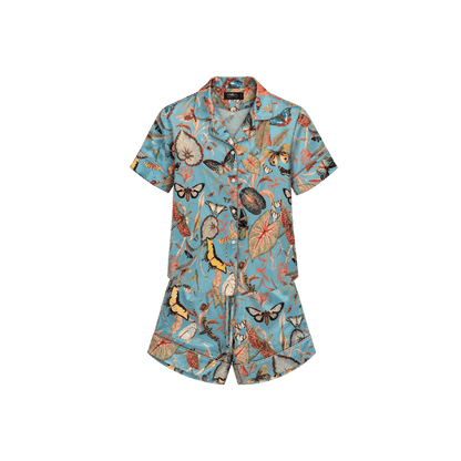 Pijama Short Aqua Butterfly