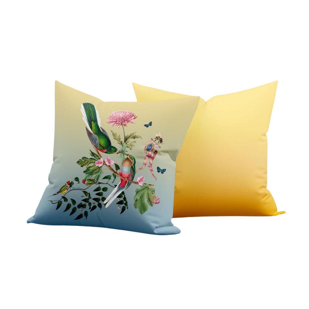 Cojin Alegoria Yellow Velvet