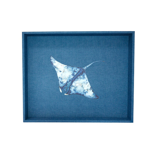 Charola Grande Fiore Oceano Mantarraya
