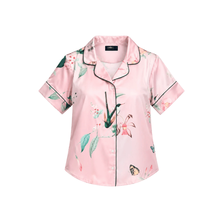 Pijama Short Pink Hummingbird