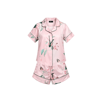 Pijama Short Pink Hummingbird
