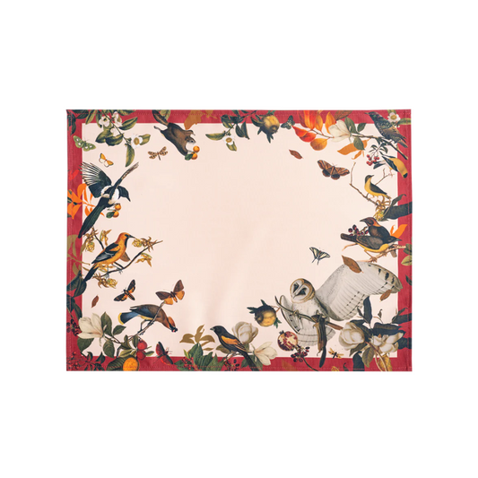 Individuales Retro Red Birds