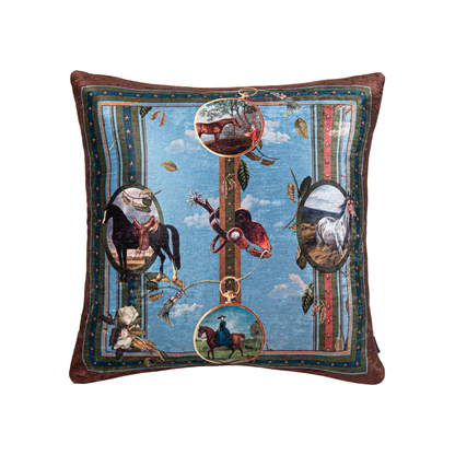 Cojin Horses Velvet
