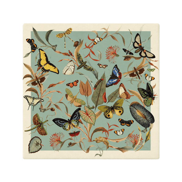 Mat Mahjong Viajero Aqua Butterfly