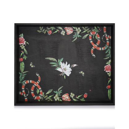 Charola Armadillo Negro Pink Serpent