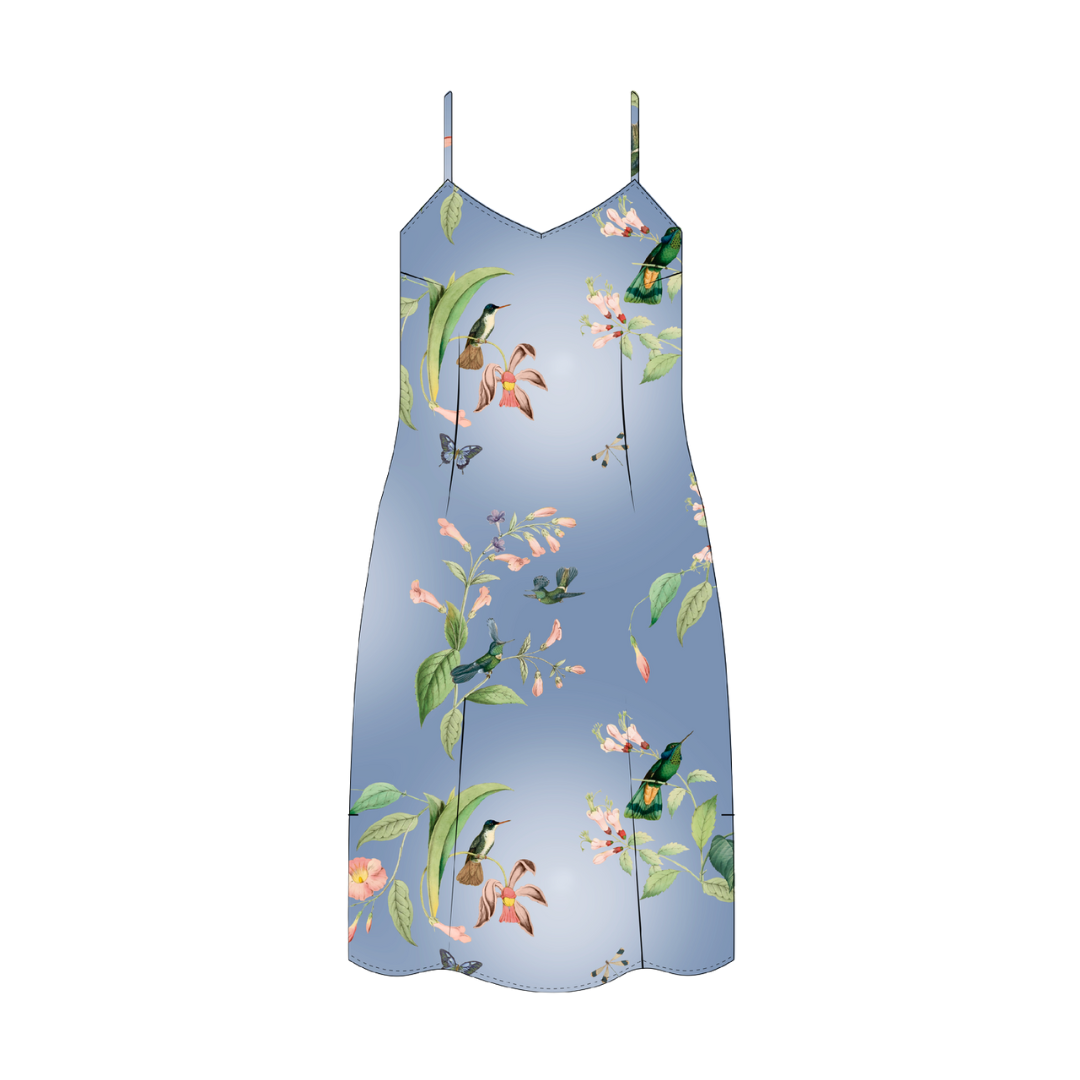 Camisón Blue Hummingbird