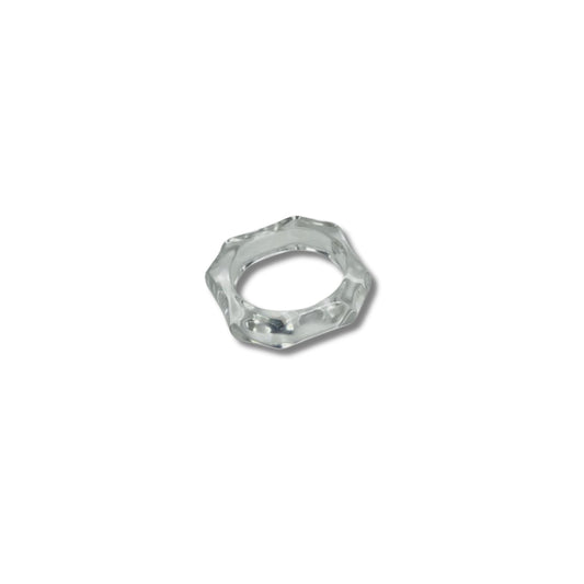 Acrylic Napkin Rings Set de 6