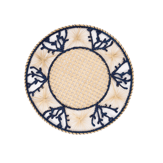 Individual Coral Navy Set de 6